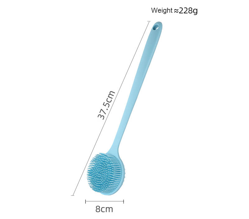 Silicone bath brush